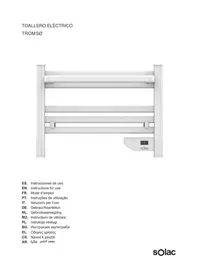 Notice SOLAC TROMSø TE8986 Sèche-serviette électrique