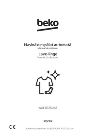 Notice BEKO WUE 8726 XST Mașină de spălat