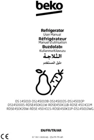 Notice BEKO RDSE450K11B Buzdolabı