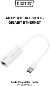 Notice Digitus DN-3023 Carte réseau / adaptateur