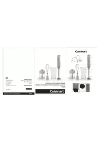 Notice CUISINART RB100E Mixeur plongeant