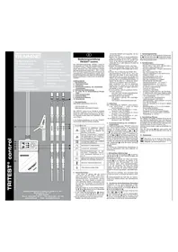 Notice BENNING TRITEST CONTROL équipements de mesure