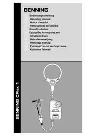 Notice BENNING CFLEX 1 équipements de mesure