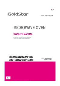 Notice LG GMV1540TW Built-in oven