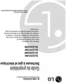 LG DLE2512W - Tumble drier