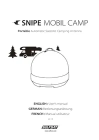 Notice Selfsat SNIPE MOBIL CAMP Recepteur