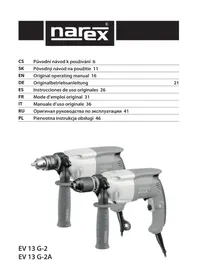 Notice Narex EV 13 G-2A Wiertarka