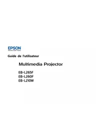 Notice EPSON EB-L210W Vidéoprojecteur