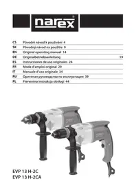 Notice Narex EVP 13 H-2CA Wiertarka