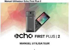 Notice ECHO FIRST PLUS 2 Téléphone mobile