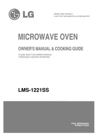 Notice LG LMS-1221SS Built-in oven