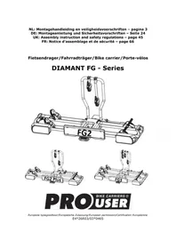 Notice Pro-User DIAMANT FG3 Porte-vélo