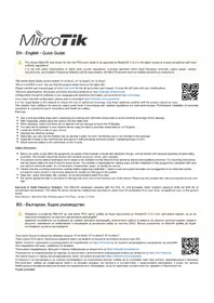 Notice Mikrotik R11E-5HACD Non catégorisé