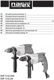 Notice Narex EVP 13 G-2H3 Wiertarka