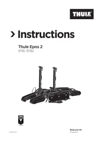 Notice THULE EPOS 2 Porte-vélo