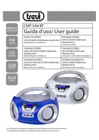Notice Trevi CMP 544 BT Uncategorized