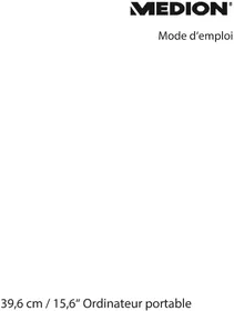 Notice MEDION ERAZER CRAWLER E25 (MD 62291) Netbook