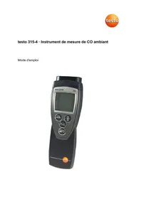 Notice Testo 315-4 Détecteur