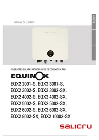 Notice Salicru EQX2 8002-SX Solar panel