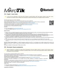 Notice Mikrotik TG-BT5-IN Non catégorisé