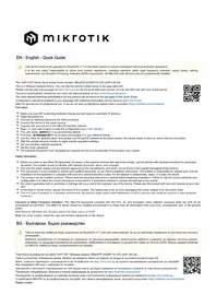 Notice Mikrotik WAP LR2 KIT Non catégorisé