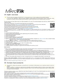 Notice Mikrotik LTAP LTE6 KIT Non catégorisé