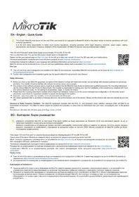 Notice Mikrotik R11E-LR8 Non catégorisé