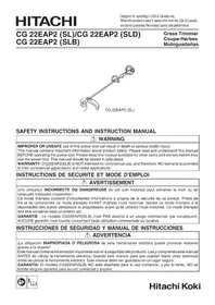 Notice HITACHI CG22EAP2 Coupe-herbe