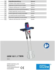 Notice Güde GRW 1811.1 TWIN Mezclador