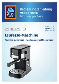 Notice Ambiano GT-EM-03 Macchina da caffè