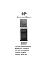 Notice CONTINENTAL EDISON CECDF5060W3 Four électrique