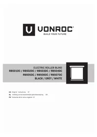 Notice Vonroc RB503DC Store roulant
