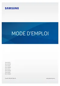 Notice SAMSUNG GALAXY WATCH 6 Montre connectée