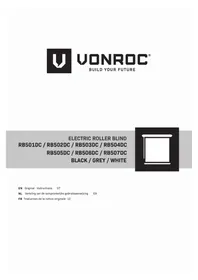 Notice Vonroc RB506DC Store roulant