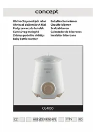 Notice Concept OL4000 Ohřívač lahví