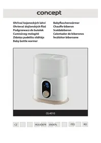 Notice Concept OL4010 Ohřívač lahví