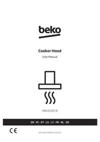 Notice BEKO HNU61425B Virtuves nosūcējs