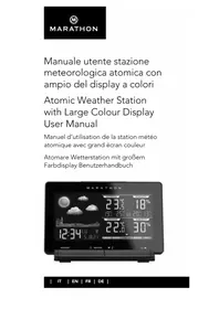 Notice Marathon ATOMIC WEATHER STATION Station Météo