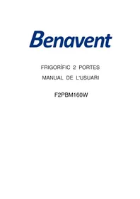 Notice Benavent F2PBM160W Nevera