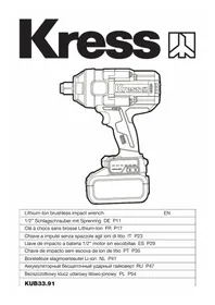 Notice KRESS KUB33.91 Visseuse