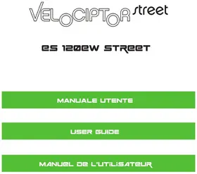 Notice EMG VELOCIPTOR STREET ES 120EW STREET Scooter