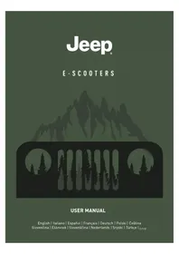 Notice JEEP ADVENTURE ADVANCED SAFETY Scooter