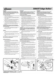 Notice WAGNER SMART EDGE ROLLER Jet de peinture
