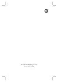 Notice Xiaomi PAD 6 KEYBOARD Téléphone portable