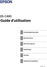Notice EPSON DS-C490 Scanner