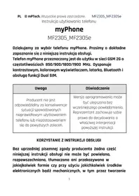 Notice myPhone 6320 Téléphone