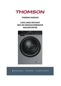 Notice THOMSON THWD96140DGAD Wasmachine