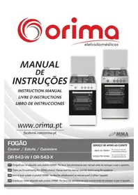 Orima OR-543-W - Cuisinière