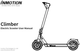 Notice INMOTION CLIMBER Scooter