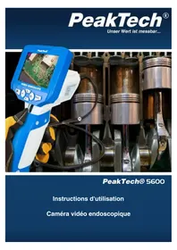 Notice PeakTech 5600 Caméra vidéo